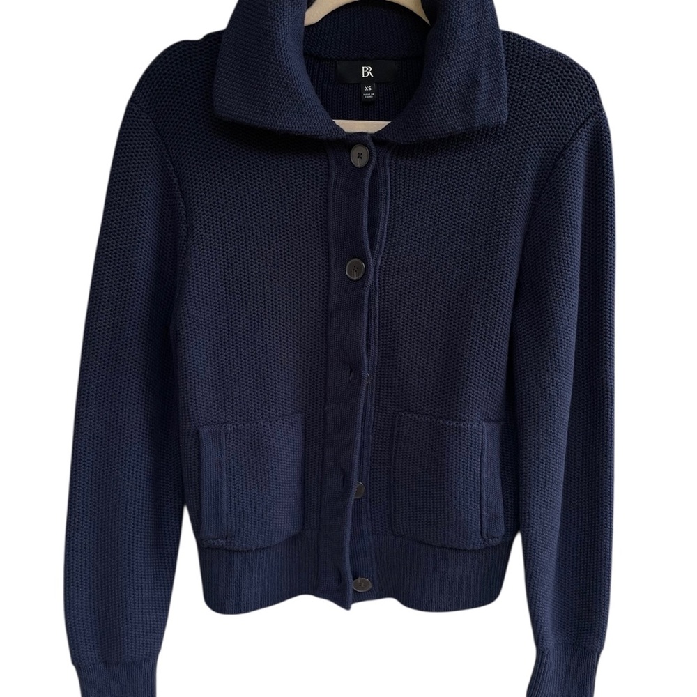Banana Republic Navy Blue Cardigan Sweater